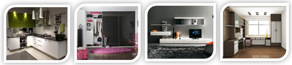 Kabinet Dapur, Almari Pakaian (Wardrobe), Kabinet TV, Kabinet Buku